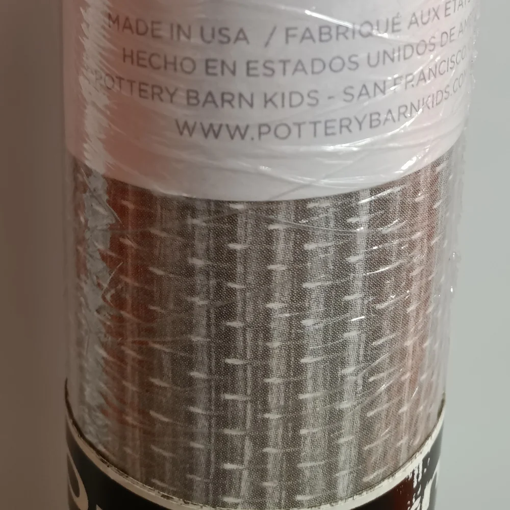 Pottery Barn Kids Seagrass Peel & Stick Wallpaper Grey - Discontinued color